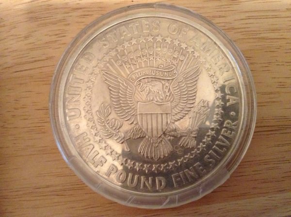 1996-Half-Pound-Kennedy-Half-Dollar-.999-Pure-Silver
